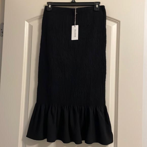 Ellison midi peplum skirt - Picture 1 of 4